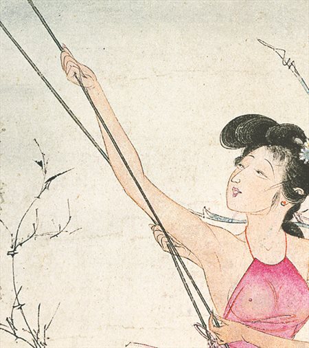 赣州-胡也佛的仕女画和最知名的金瓶梅秘戏图